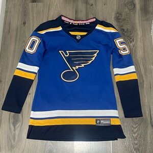 Fanatics Binnington #50 Blues Hockey Jersey